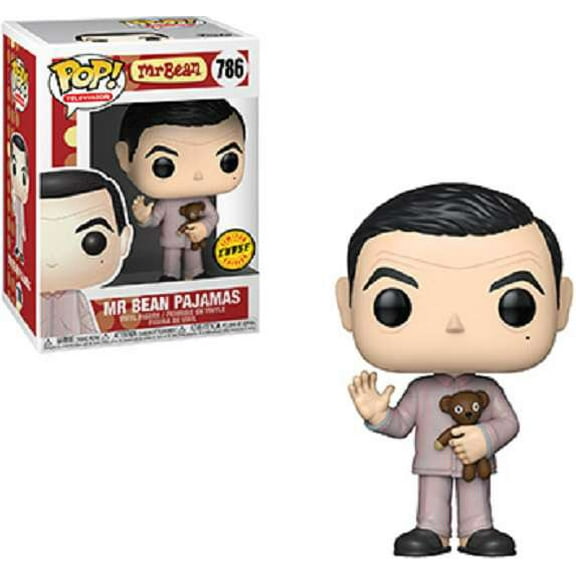Funko POP! TV Mr. Bean Pajamas Vinyl Figure (Chase Version, With Teddy Bear)