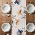 thumbnail image 4 of Table Runner 72 Inches Long for Kitchen Dining, Spring Summer Wildflowers Dresser Scarf Farmhouse, Dining Table Decorations for Wedding/Parties, Farmhouse Retro Floral Botanical 14 x 72 In, 4 of 8