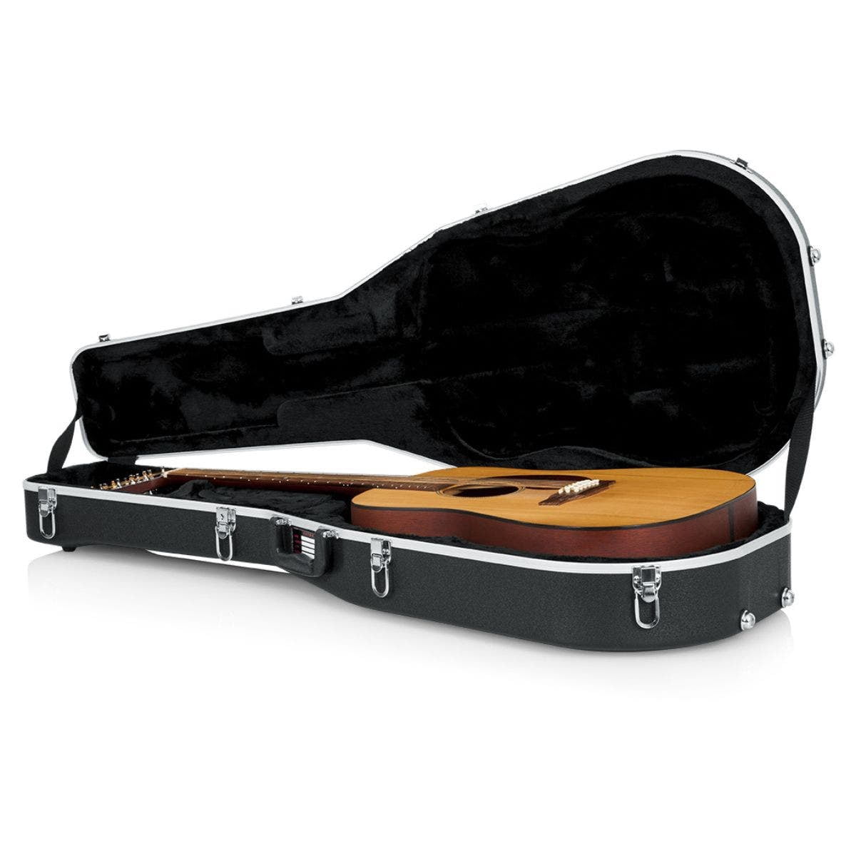 GATOR CASES GC-DREAD-12 STRING DREADS GUITAR CASE WITH FOAM PROTECTIVE INT. NEW