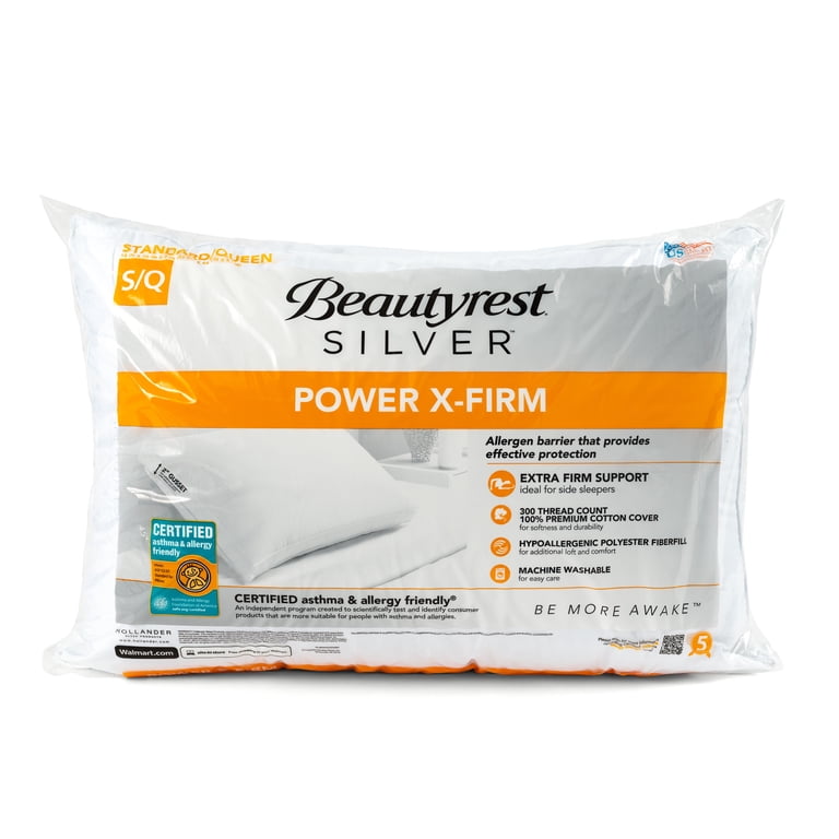 Beautyrest Silver Power Firm Asthma Allergy Pillow