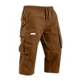 thumbnail image 5 of Shorts Men Cargo Loose Fit Joggers with Pocket Hiking Shorts Relaxed Fit Summer Essentials Beach Outfits, 5 of 6