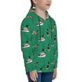 thumbnail image 3 of Kdxio Duck Mallard Flying Pose Pattern Boys Athletic Unisex Boys Girls Hoodie with Pocket Sweatshirts-X-Large, 3 of 6