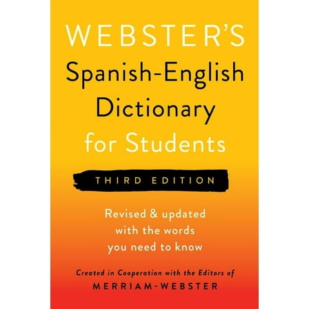 Webster's Spanish-English Dictionary for Students, (3rd Edition) (Paperback)