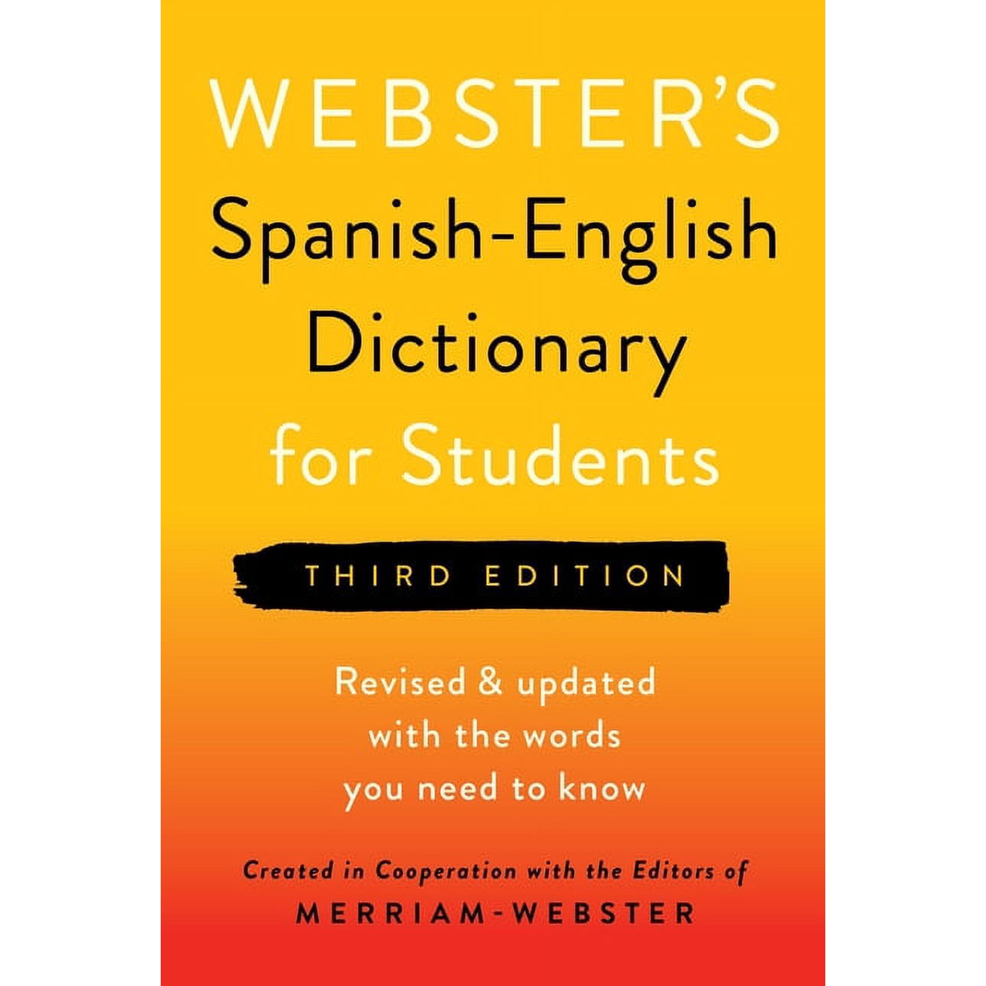 Webster's Spanish-English Dictionary for Students, (3rd Edition) (Paperback)
