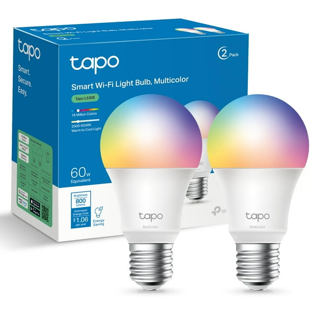 Bombillas inteligentes TP-Link Tapo L530E RGBW 16M colores 800LM Tapo NA