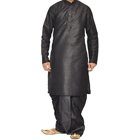

Royal Kurta Mens Silk Blend Dhoti Kurta