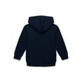 thumbnail image 3 of Wonder Nation Kids Unisex Fleece Full Zip Hoodie, Sizes 4-18 & Husky, 3 of 3