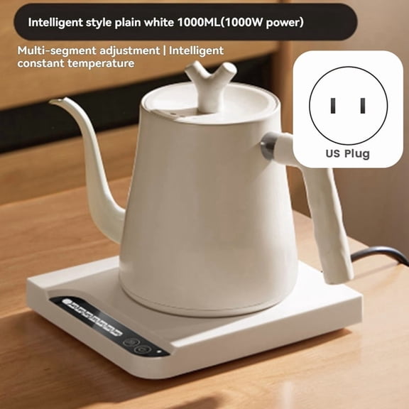 1000w Fast Heating Water Pot 304 Stainless Steel Electric Water Kettle & Coffee Kettle Automatic Power Off B US Plug
