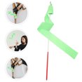 thumbnail image 1 of KALLORY 5pcs Portable Dancing Ribbons For Outdoor Activities Green Silk, 1 of 8