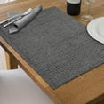 thumbnail image 3 of Set De Table En Pvc Tissé Avec Lurex Noir - Lot De 12, 3 of 3