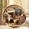 thumbnail image 2 of Coffee Set Decoration 2D Flat Disc Hanging Photo Prop for Cafe or Home Wall Decor, 2 of 7