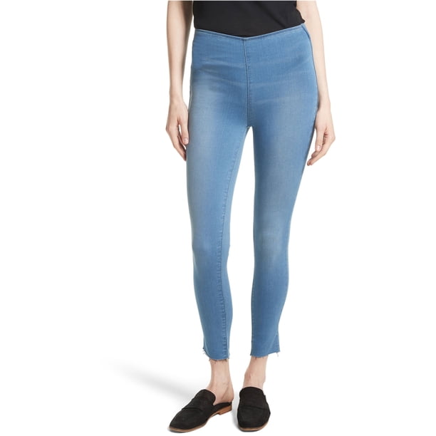 Free People Easy Goes It Leggings casuales para mujer, azul, 27 Free People Polainas