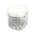 thumbnail image 4 of Denture Cleaner Case Bathing, Cleaning, and Soaking Soak Container False Storage White, 4 of 9