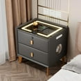 thumbnail image 4 of Charging Smart Night Table Nordic Wooden Dressers Hotel Storage Modern Nightstand Drawers Table De Chevet Bedrooms Furniture My Lux Decor Round, 4 of 26