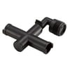 Dura Faucet DF-RK910-BK RV Exterior Shower Faucet Diverter Tee Replacement (Black)