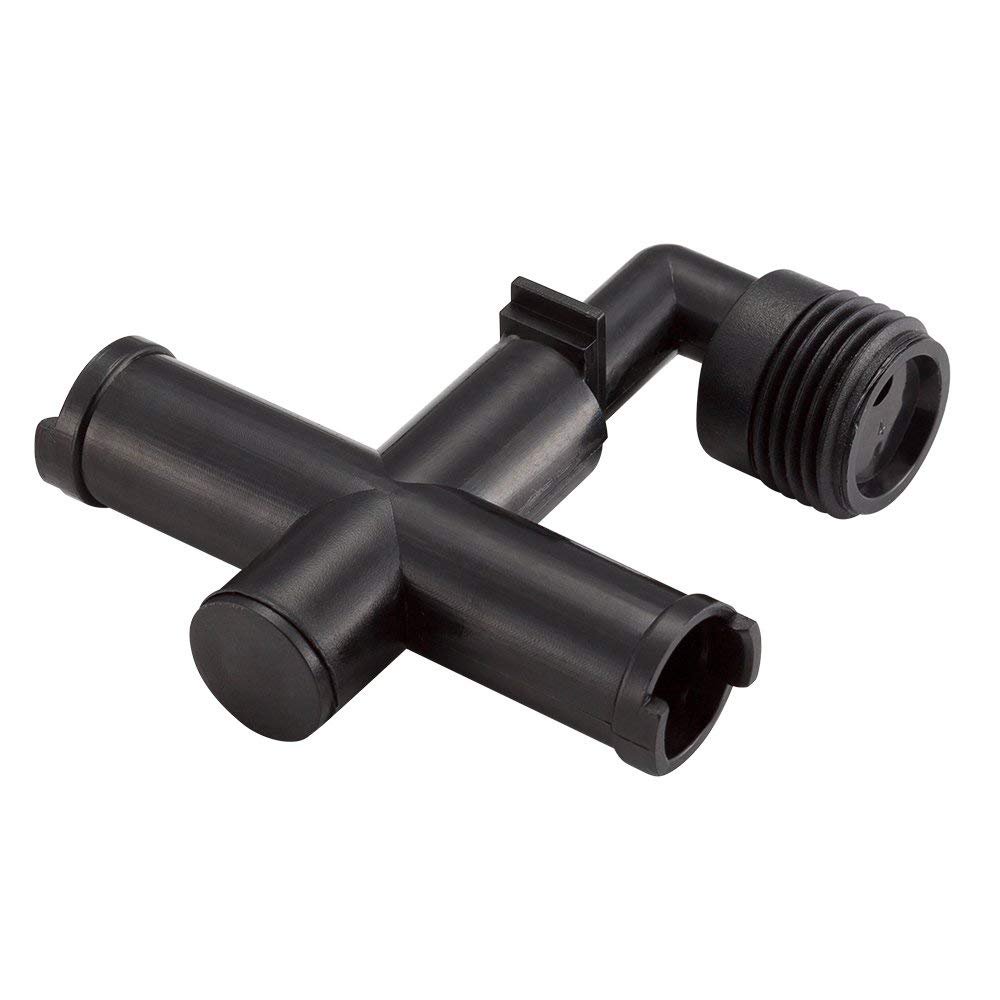 RV Exterior Shower Diverter Tee Replacement Black