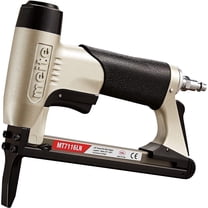 MEITE Long Nose Upholstery Stapler, Pneumatic 22 Gauge, 71 Series, 3/8" Crown, 1/4" to 5/8" Length
