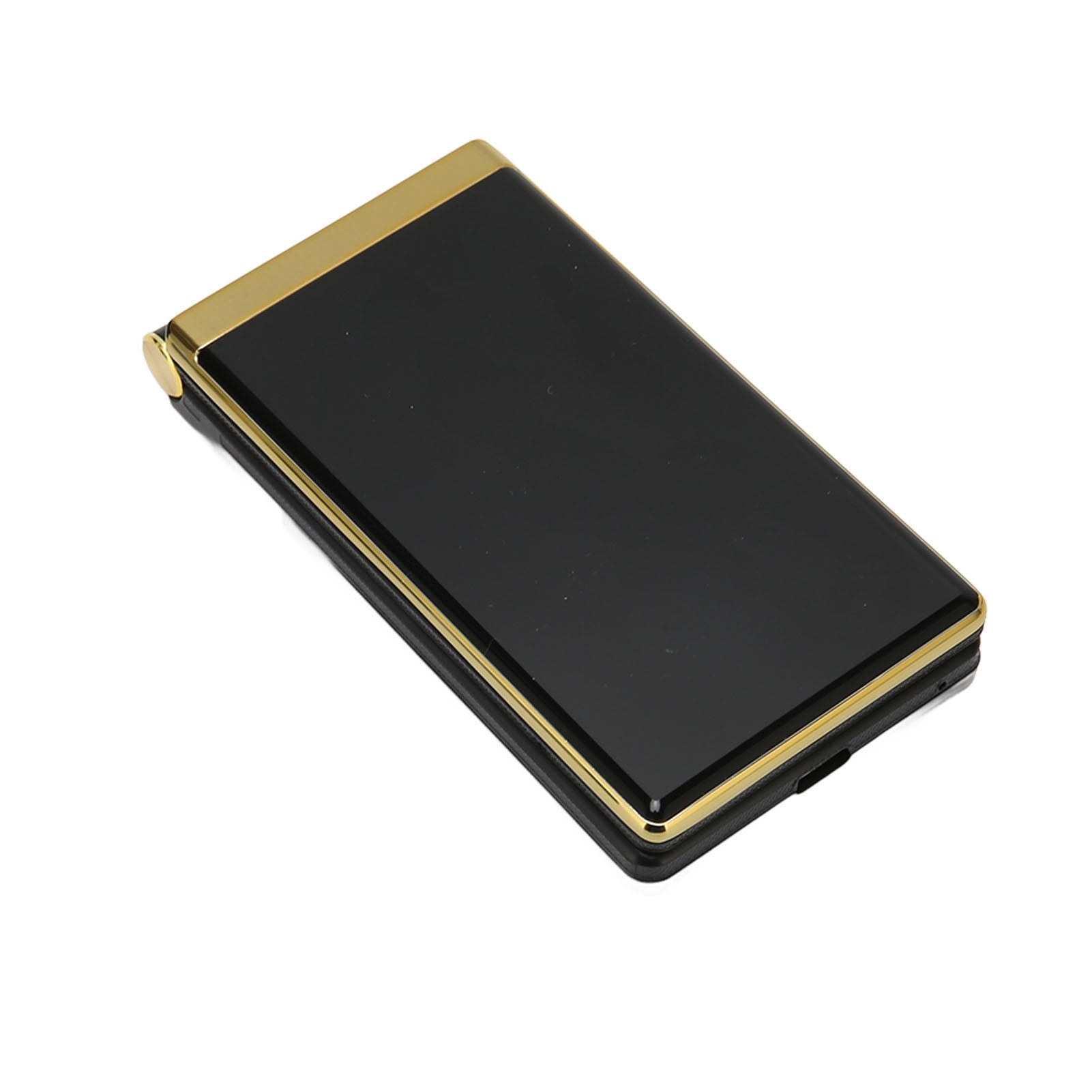 Senior Flip Phone 3.0 Inch Big Screen Large Button Loud Speaker 5900mAh Battery Dual SIM Unlocked Cellphone Gold Finish 3.0 in / 7.6 cm Screen