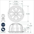 thumbnail image 4 of Neighborly Nook Formed Orginal Bundt with Keeper, 12 Cup, Golden Hour, 4 of 5