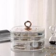 thumbnail image 6 of ABPETE Jewelry Box, 3-Layer Acrylic Jewelry Organizer with Handle, Clear Jewelry Boxes for Women Girls, Make up Organizer, Jewelry Storage Holder (Clear), 6 of 7
