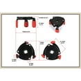 thumbnail image 3 of DPTALR One Way Three Claw Filter Wrench Oil Change Rack Filter Wrench Removal Ball Head, 3 of 9