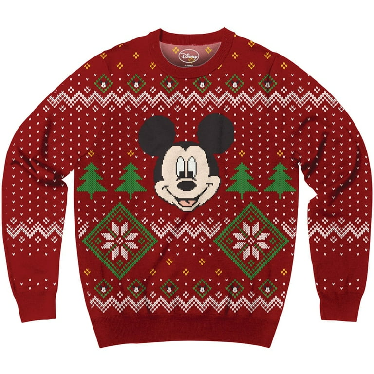 Walmart mickey mouse christmas hotsell sweater