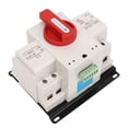 thumbnail image 2 of Interruptor de transferencia automático de doble potencia con mango rojo, 125 A, interruptor de cambio de generador para industria, 400 V, 2 of 14