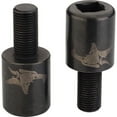 thumbnail image 2 of Animal Silva Nub Nuts Pegless Axle Nuts 10mm M10x125 Black, 2 of 2