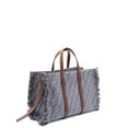 thumbnail image 5 of Fendi Women's Fringed Edge Grey Tote Bag Grey, 5 of 5
