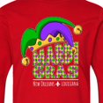 thumbnail image 4 of Inktastic Mardi Gras New Orleans Louisiana Jester Hat Long Sleeve Youth T-Shirt, 4 of 5