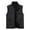 Black, variant on TFEOQRY Hoodless Vest for Men Tight Fitting Fleece Thermal Solid Color Jackets Waistcoat Sleeveless Outwear Olive Green