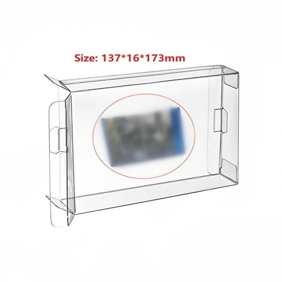 RUITROLIKER 10PCS Transparent Box Protector Sleeve Display Case for PS4 PS5 PS3 Game Steelbook Blu-ray game boxes