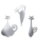 thumbnail image 1 of Adhesivo de pared impermeable cinta extraíble de doble cara calcomanías en forma de gato para dormitorio y sala de estar ANGGREK Otros, 1 of 8