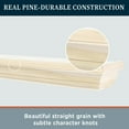 thumbnail image 5 of Mantels Direct Colton 72" Floating Wood Fireplace Mantel Shelf - Unfinished, 5 of 7