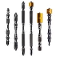 thumbnail image 3 of BTOER 1pcs PH2 Magnetic Screwdriver Bit Double Head PH2 Screwdriver Bits With Magnetic Ring Electric Screw Driver 65-110mm, 3 of 7