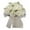 Milky white, variant on S SERENABLE Bridal Wedding Bouquets Wedding Accessories Decoration Artificial Roses Flowers Tossing Bouquet for Photo Prop Party Festival Milky white