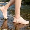 thumbnail image 5 of CHICVOMEY Mens Non-Slip Velcro Water Shoes Couple Quick-Dry Breathable Barefoot Shoes womens Lightweight Flexible Sport Shoes for Fishing Aqua Pool Snorkeling, 5 of 9