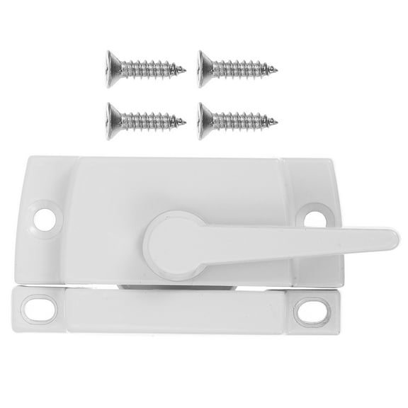 Door and Window Lock Cam Key White