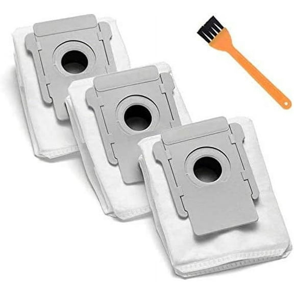 Replacement Dust Bag Parts Compatible for IRobot Roomba I7 I7  I7 Plus (7550) E5 E6 S9  (9550) I & S Series Clean Base Automatic Dirt Disposal Bags (3)