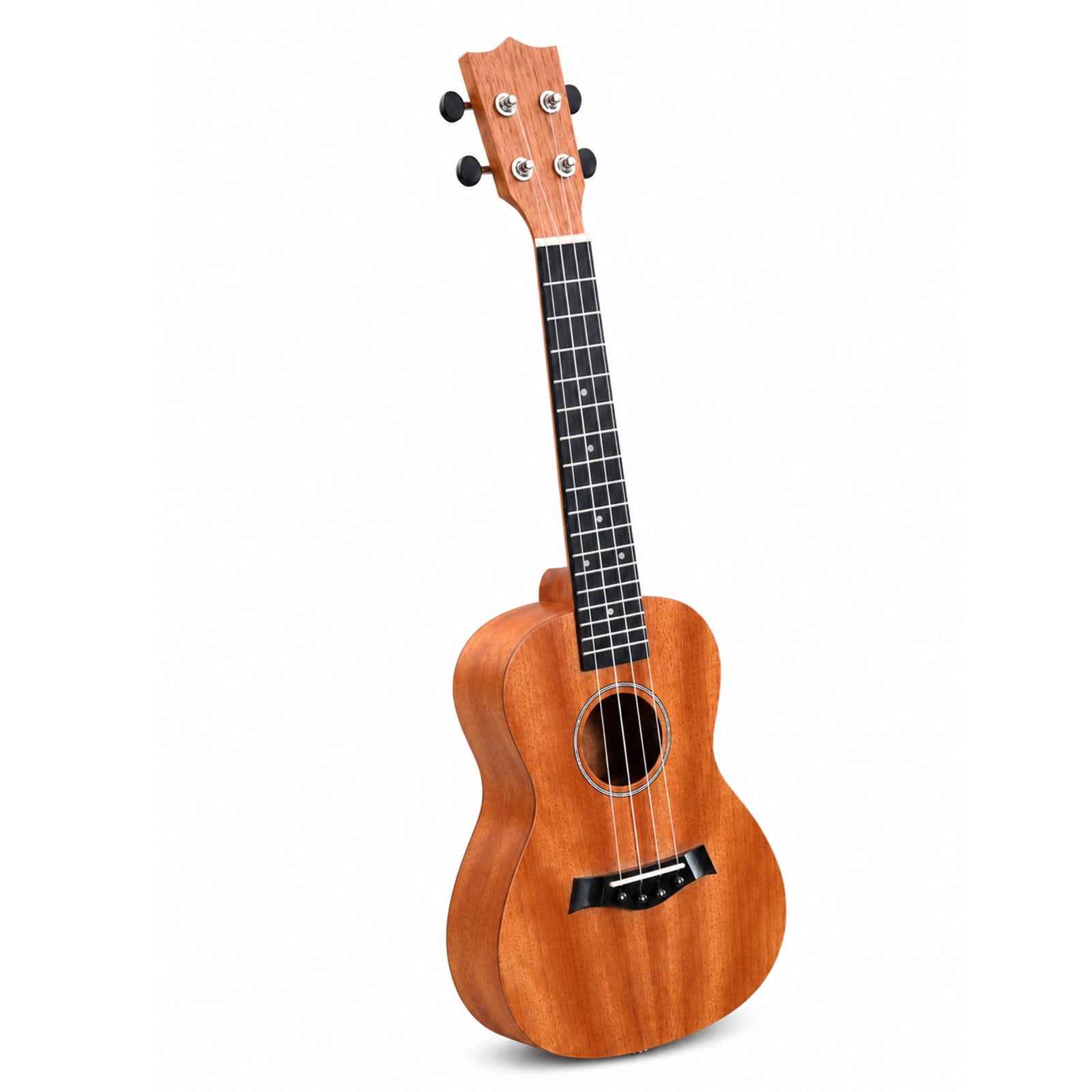 23 Inch Ukulele Beginner Kit with Bag Capo Strap Picks Tuner