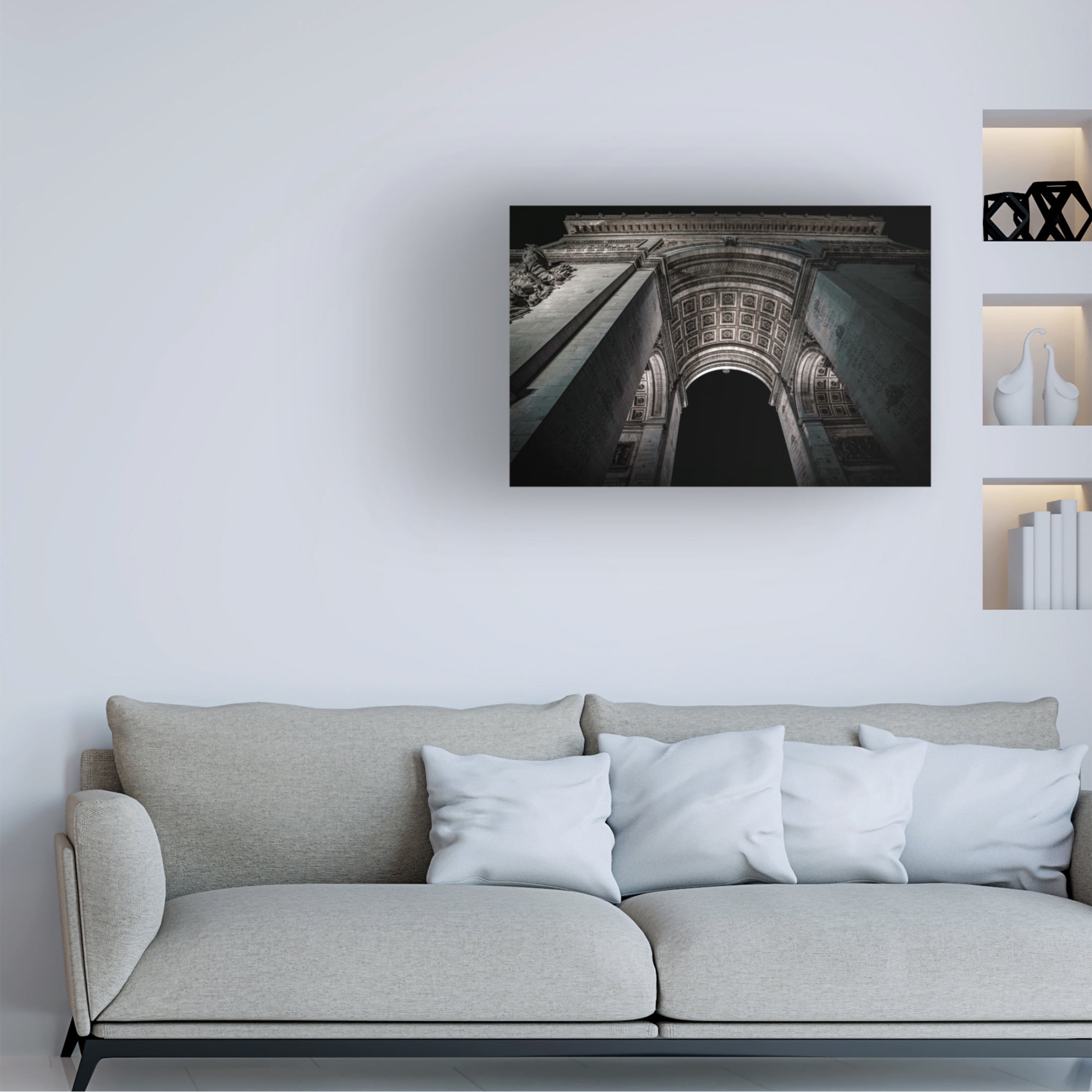 Trademark Fine Art Amir   Arc de Triomphe Canvas Wall Art
