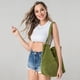 thumbnail image 5 of Bolso de mano con cremallera Bolso de mano para mujer Bolso de lona Bolso de hombro Bolso bandolera Bolso bandolera Bolso de mano para mujer, 5 of 5