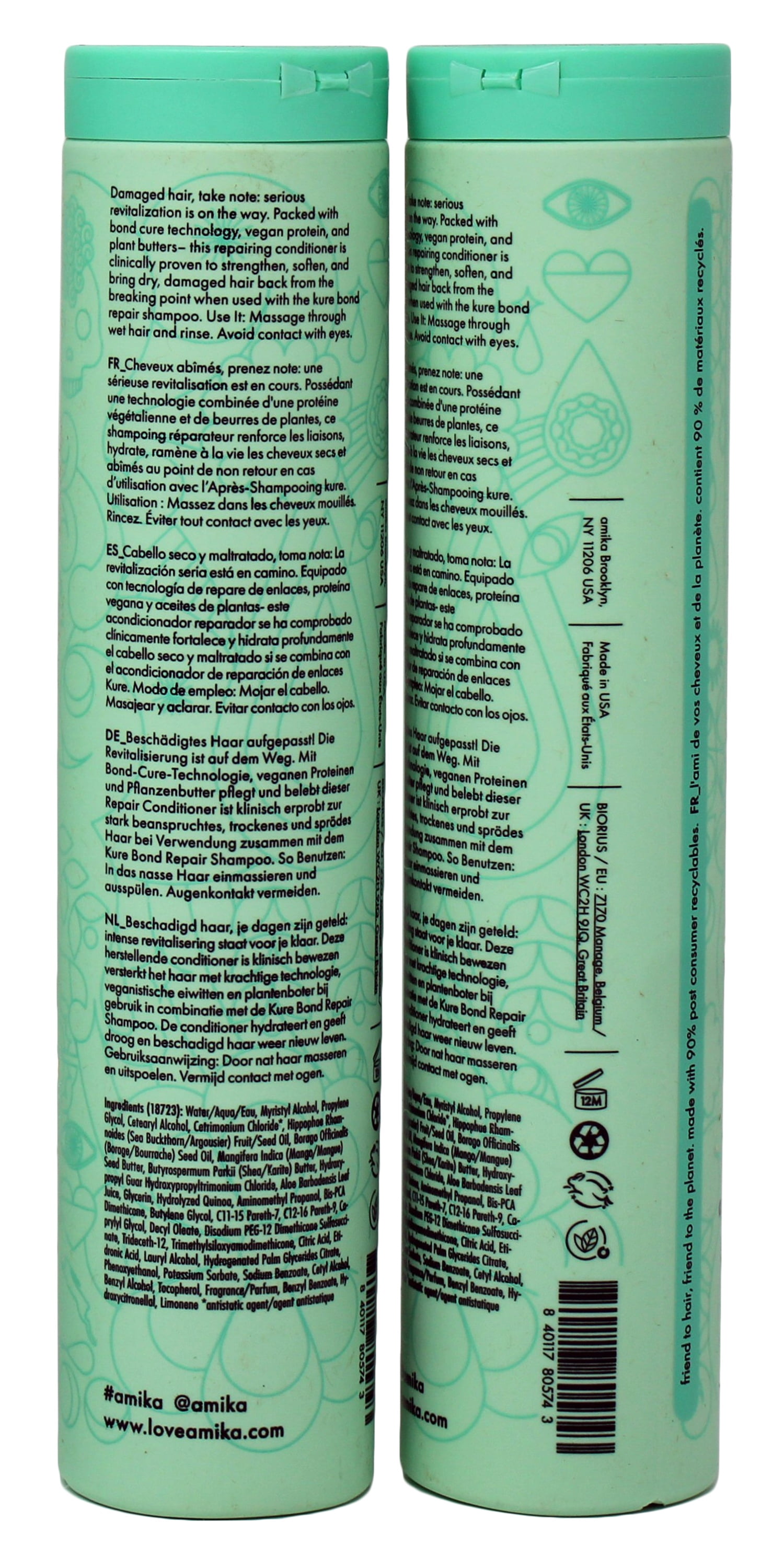Amika the Kure strength repair conditioner 9.2 US Fl Oz.