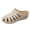 Khaki, variant on Rokment Womens Orthopedic Wedges Clogs Fisherman Sandals Boho Beach Vintage Buckles Leather Closed Toe Arch Support Platform Walking Mules Gladiator Backless Slip on Slides Summer Black Size 6