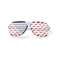 thumbnail image 3 of EE. UU. Bandera americana Persianas Diversión Novedad Fiesta de plástico Retro Disfraz Prop Rave Club Eyewear Disco kaili Sencillez, 3 of 5