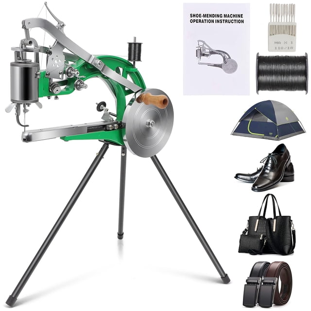 Máquina de reparación de calzado Máquina de coser de cuero Costura de zapatero Línea de nailon industrial resistente Máquina de coser de zapatero Cuero Adecuado para coser tapicería Abrigos Bolsas Rop