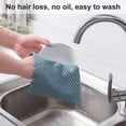 thumbnail image 4 of Worallymy 5 uds. paño de limpieza para el hogar encimera de cocina fregadero paño para lavar platos trapo de absorción de agua de microfibra Worallymy JD735808883, 4 of 7