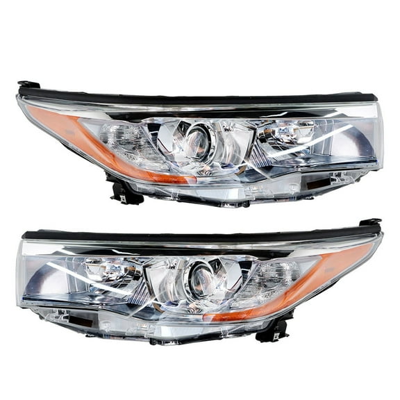 LABLT Headlights Assembly Pair for 2014 2015 2016 Highlander Projector Headlamp Left and Right Side