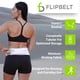 thumbnail image 3 of Cinturón clásico para correr Waist Pack FlipBelt, talla XS, rosa, 3 of 6