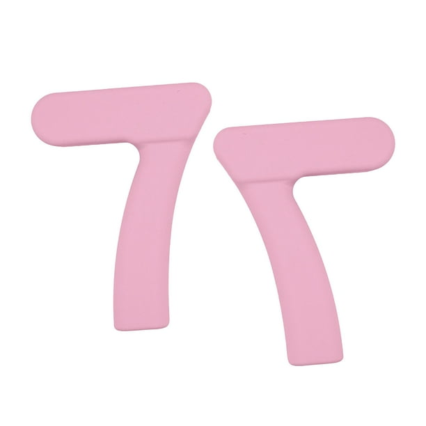 Juego de 2 mancuernas de silicona de 2 kg antideslizantes, equipo de fitness para entrenamiento de fuerza Rosa